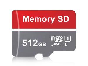 Gosgoly Micro SD Card 512GB Waterproof TF Card 512GB High Speed Mini Memory Card Large Capacity Storage for Smartphone Tablet Dash Camera