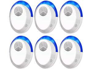 2022 New Ultrasonic Pest Repeller, 6 Packs, Electronic Indoor Pest Repellent Plug in for Insects, Pest Control for Living Room, Garage