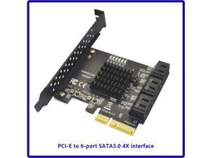 6Gbps SATA 3.0 to PCI-E Controller Card 6 Ports SATAIII PCIe Expansion Card PCI Express Adapter Converter 6Gbps SATA 3.0 to PCI-E Controller Card 6 Ports SATAIII PCIe Expansion Card PCI Express Adapter Converter