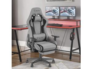 Eclife High Back Computer Game Chair with Adjustable Massage Lumbar Support and Headrest Racing Style Swivel Executive Office Desk Gaming Chair with Footrest Eclife High Back Computer Game Chair with Adjustable Massage Lumbar Support and Headrest Racing Style Swivel Executive Office Desk Gaming Chair with Footrest