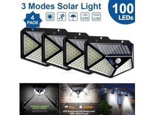 Solar Lights Outdoor 4PC 100LED PIR Motion Sensor Wall Light IP65 Waterproof Outdoor Solar Light Solar Lights Outdoor 4PC 100LED PIR Motion Sensor Wall Light IP65 Waterproof Outdoor Solar Light