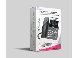 REAL Mobile Business Telephone System, PBX and VoIP Phone ideal for Home or Office solution, Includes Auto Attendant, Virtual Receptionist, Call Transfer, Music on Hold, Cloud Support nd much more REAL Mobile Business Telephone System, PBX and VoIP Phone ideal for Home or Office solution, Includes Auto Attendant, Virtual Receptionist, Call Transfer, Music on Hold, Cloud Support nd much more