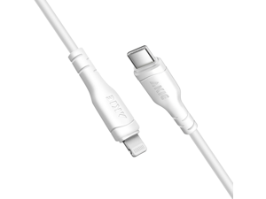 AKIE iPhone Charger Cord MFi Certified 6 feet 24A Fast Charging USB C to Lightning Cable for iPhone 13 iPhone 12 iPhone 11 iPhone Xs iPhone X iPhone 8 White