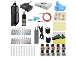 Wormhole Tattoo Pen Kit, Cartridge Tattoo Machine Kit for Beginners Rotary Tattoo Machine Pen Professional Complete Tattoo Kit Black Wormhole Tattoo Pen Kit, Cartridge Tattoo Machine Kit for Beginners Rotary Tattoo Machine Pen Professional Complete Tattoo Kit Black