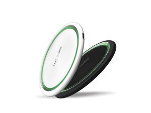 15W Fast Wireless Charger,Compatible With 2020/2021 Apple Huawei Samsung Google Xiaomi Sony LG Nokia ZTE Sharp Amazon Cell Phone, TWS Wireless Earbuds With QI Protocol
