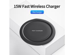 15W Fast Wireless Charger For Apple Samsung Huawei Cell Phone And TWS Bluetooth Headsets Universal Cell Qi Wireless Charger