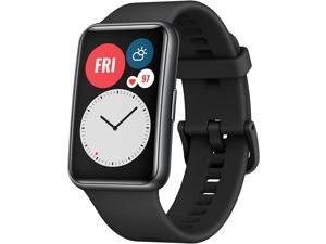 HUAWEI Watch FIT Smartwatch, 1.64” Vivid AMOLED Display, 10 Days Battery Life, Built-in GPS, 5ATM, Oxygen Saturation Detection, Heart Rate Monitoring, Sleep Monitoring, (Graphite Black) HUAWEI Watch FIT Smartwatch, 1.64” Vivid AMOLED Display, 10 Days Battery Life, Built-in GPS, 5ATM, Oxygen Saturation Detection, Heart Rate Monitoring, Sleep Monitoring, (Graphite Black)