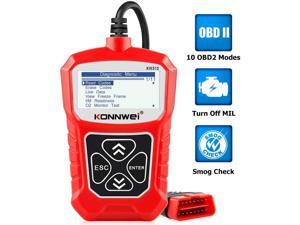 KONNWEI KW310 OBD2 Scanner Full OBDII Functions 10 Modes Automotive Engine Fault Code Reader Scan Tool for All 1996 and Newer Cars (Red) KONNWEI KW310 OBD2 Scanner Full OBDII Functions 10 Modes Automotive Engine Fault Code Reader Scan Tool for All 1996 and Newer Cars (Red)