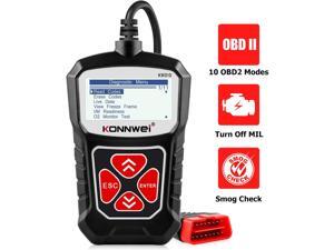KONNWEI KW310 OBD2 Scanner Full OBDII Functions 10 Modes Car Engine Diagnostic Scanner Tool for All 1996 and Newer Cars (Black) KONNWEI KW310 OBD2 Scanner Full OBDII Functions 10 Modes Car Engine Diagnostic Scanner Tool for All 1996 and Newer Cars (Black)