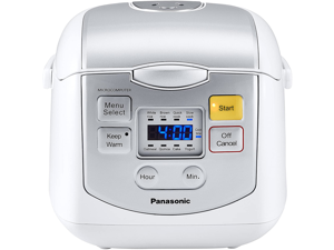 Panasonic Rice Cooker 4-cup Microcomputer Controlled - White (SRZC075W) Comes With 1 Year Warranty