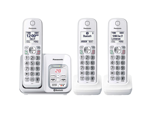 Panasonic Digital Cordless Phone With Answering Machine and Link2Cell Feature (TGD593C) Comes With 90 Day Warranty