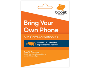 Boost Mobile Expanded Data Network SIM Card Activation Kit