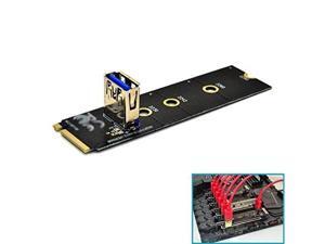 (2 Pack) NGFF M.2 To USB 3.0 PCI-E Riser Card M2 Slot Extender Adapter For BTC/ETH Mining,NGFF M.2 to PCI-E X16 Slot Transfer Card Mining Pcie Riser Card VGA Extension Cable (2 Pack) NGFF M.2 To USB 3.0 PCI-E Riser Card M2 Slot Extender Adapter For BTC/ETH Mining,NGFF M.2 to PCI-E X16 Slot Transfer Card Mining Pcie Riser Card VGA Extension Cable