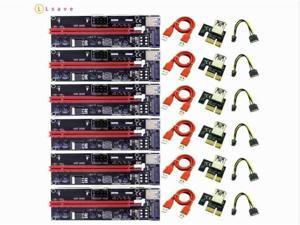 6pcs/lot VER009S PCI E PCI E 1x to 16x Mining Machine Enhanced Extender PCIE Riser Card Adapter 60cm Power Cable for Bitcoin BTC 6pcs/lot VER009S PCI E PCI E 1x to 16x Mining Machine Enhanced Extender PCIE Riser Card Adapter 60cm Power Cable for Bitcoin BTC