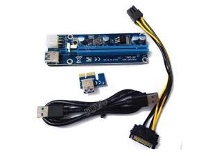 6pcs/lot for Bitcoin mining machine Riser version 006C PCI-E PCI E Express 1X to 16X Riser Card for BTC miner 6pcs/lot for Bitcoin mining machine Riser version 006C PCI-E PCI E Express 1X to 16X Riser Card for BTC miner