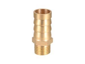 Brass Barb Hose Fitting Connector Adapter 14mm or 9/16" Barbed x 1/4" G Male Pipe
