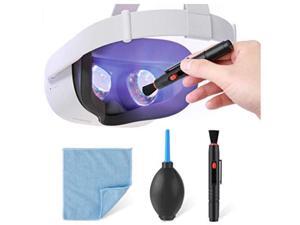 Cleaning Kit Compatible with Oculus Quest 2/Quest/Quest 3/Rift S/HTC Vive/Cosmos/Valve Index/PS4 VR Headset,Cleaning Pen for Oculus Quest 2,Microsoft HoloLens,Camera Lens Cleaning Pen, Dust,VR08 Cleaning Kit Compatible with Oculus Quest 2/Quest/Quest 3/Rift S/HTC Vive/Cosmos/Valve Index/PS4 VR Headset,Cleaning Pen for Oculus Quest 2,Microsoft HoloLens,Camera Lens Cleaning Pen, Dust,VR08