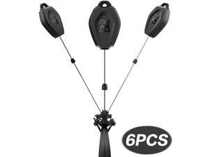 VR Cable Management for Oculus Quest 2, 6 Packs Retractable Ceiling Pulley System for Oculus Quest/Rift S/Valve Index/HTC Vive/Playstation VR Link Cable VR Accessories (6PCS, Black) VR Cable Management for Oculus Quest 2, 6 Packs Retractable Ceiling Pulley System for Oculus Quest/Rift S/Valve Index/HTC Vive/Playstation VR Link Cable VR Accessories (6PCS, Black)