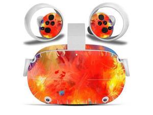 Amify Vinyl Skin Sticker for Oculus Quest 2 VR Headset Controller PVC Decals Cute Cartoon Wrap Cover for Oculus Quest 2 Accessories Amify Vinyl Skin Sticker for Oculus Quest 2 VR Headset Controller PVC Decals Cute Cartoon Wrap Cover for Oculus Quest 2 Accessories