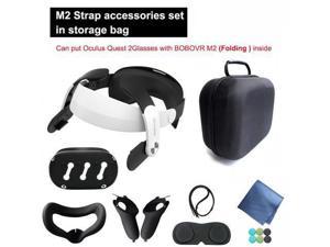 BOBOVR M2 Strap For Oculus Quest 2 Halo Strap Protective Case Soft Silicone Handle Grip Cover Set For Oculus Quest2 Accessoires