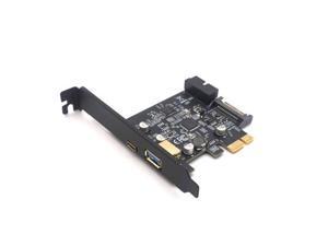 Weastlinks PCI-Express PCI-e To USB 3.1 Type-C Riser Post Card PCIe to USB-C USB3.0+19PIN Front USB Miner Expansion Adapter Card Weastlinks PCI-Express PCI-e To USB 3.1 Type-C Riser Post Card PCIe to USB-C USB3.0+19PIN Front USB Miner Expansion Adapter Card