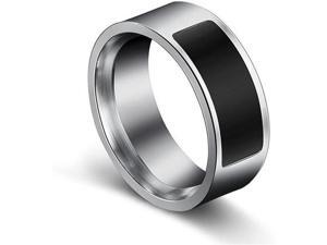JPOQW NFC Multifunctional Smart Ring for All Android and Windows NFC Waterproof Intelligent Ring Technology Wear Finger Digital Ring (10) Black JPOQW NFC Multifunctional Smart Ring for All Android and Windows NFC Waterproof Intelligent Ring Technology Wear Finger Digital Ring (10) Black