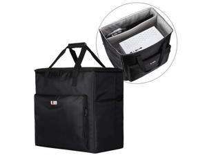 BUBM Desktop Gaming Computer PC Carrying Case Travel Storage Carrying Bag for Tower Case, Monitor(Up to 24 inch), Keyboard and Mouse-Black
