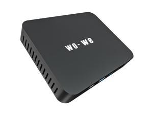 wo-we Mini PC with Intel Gemini Lake N4020 (Up to 2.8GHz) processor, 4K Crisp Visual Support with Intel® UHD Graphics 600, 2 Cores & 2 Threads, 4GB RAM, 128GB eMMC, Wifi 5, Bluethooth 5.0