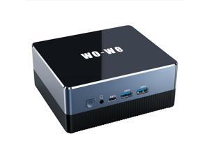 wo-we Mini PC with Intel Coffee Lake-U I5-8259U, up to 2.3GHz/28W, 8GB RAM, 256MB SSD, Intel Iris Plus Graphics 655 GPU Support 4K UHD, 4*USB 3.1 Gen 1, Dual-Screen Display with 2* HDMI 2.0, Wifi 5