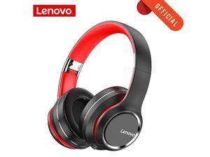 Lenovo Headphone Wireless Bluetooth 5.0 Headset Intelligent Noise Reduction HIFI Sound Effect 40MM Big Horn Super Bass with Mic High- speed Transmission Metallic Texture Lenovo Headphone Wireless Bluetooth 5.0 Headset Intelligent Noise Reduction HIFI Sound Effect 40MM Big Horn Super Bass with Mic High- speed Transmission Metallic Texture