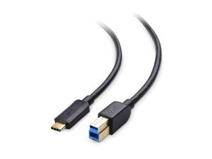 USB C to USB B 3.0 Cable 3.3 ft (USB C to USB Type B 3.0 3.0 USB B to USB C) in Black