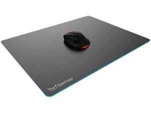 Hard Mouse Pad Resin Surface Mousepad Esports Ultra Smooth and Precise Control Waterproof Sweatproof Non-Slip Fast and Accurate Control Best Gift for Games Lover 14.17X11.02IN (Grey)