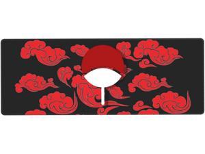 Anime Mouse Pad Large XL Gaming Mousepad Japanese Red Cloud Mouse Pad XL Keyboard Mat Extended Mouse Pad for Desk Work Office with Non Slip Base
