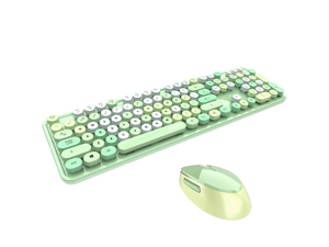 Wireless Keyboard and Mouse Combo, 2.4G USB Multi-Color Cute Full Size Keyboard and Optical Mice Set for Computer Desktop PC Laptop Wireless Keyboard and Mouse Combo, 2.4G USB Multi-Color Cute Full Size Keyboard and Optical Mice Set for Computer Desktop PC Laptop
