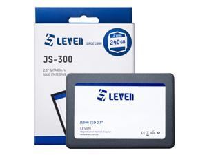 LEVEN SSD 240GB 3D NAND TLC SATA III Internal Solid State Drive - 6 Gb/s, 2.5 inch /7mm (0.28") - up to 560MB/s - Compatible with Laptop & PC Desktop - Retail 1 Pack - (JS300SSD240GB) LEVEN SSD 240GB 3D NAND TLC SATA III Internal Solid State Drive - 6 Gb/s, 2.5 inch /7mm (0.28") - up to 560MB/s - Compatible with Laptop & PC Desktop - Retail 1 Pack - (JS300SSD240GB)