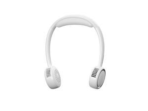 Bluefeel Essi Portable Neckband Fan - Headphone Design 360 Degree Free Rotation Hands Free Bladeless Fan, 2600 mAh Battery Operated Wearable Personal Fan with 3 Level Air Flow White Bluefeel Essi Portable Neckband Fan - Headphone Design 360 Degree Free Rotation Hands Free Bladeless Fan, 2600 mAh Battery Operated Wearable Personal Fan with 3 Level Air Flow White
