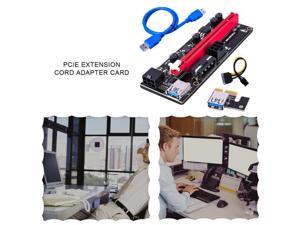Usb 3.0 Pci-E Riser Ver 009S Express 1X 4X 8X 16X Extender Riser Adapters Card Sata 15Pin To 6 Pin Power Cable USB Cables