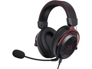 Redragon H386 Diomedes Wired Gaming Headset - 7.1 Surround Sound - 53MM Drivers - Detachable Microphone - Multi Platforms Headphone - USB/AUX 3.5mm Compatible with PC, PS4/3 & Xbox One/Series X, NS