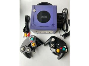Nintendo GameCube Indigo Blue Gaming Console + 2 Controllers Bundle complete with all cords Nintendo GameCube Indigo Blue Gaming Console + 2 Controllers Bundle complete with all cords