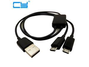 0.5m 1.5ft Short USB A Male to Dual Micro USB Cable Data Charging Splitter Cable usb to micro usb for htc Xiaomi Mobile cable 0.5m 1.5ft Short USB A Male to Dual Micro USB Cable Data Charging Splitter Cable usb to micro usb for htc Xiaomi Mobile cable