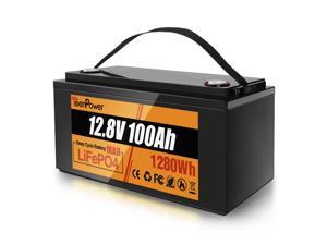 Abeden LiFePO4 Battery 12V 100AH Lithium Battery - Built-in 100A BMS, Perfect for Replacing Most of Backup Power, Home Energy Storage and Off-Grid etc.