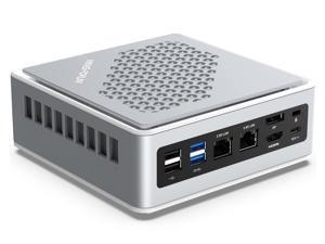 DeskMini TH50 Mini PC Windows 11 Pro with Intel Core i5-11320H Mini Computer 16GB RAM 256GB PCle SSD, Triple HDMI/Thunderbolt 4 / Display Video Output, Dual LAN 2.5G, 6X USB Ports