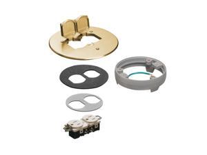 Arlington FLB6230MBLR Brass Cover Kit With Leveling Ring 6-Inch Arlington FLB6230MBLR Brass Cover Kit With Leveling Ring 6-Inch