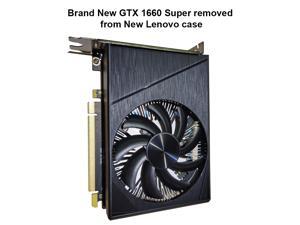 GeForce GTX 1660 Super Overclocked 6GB Single-fan Edition HDMI DP DVI Gaming Graphics Card GTX1660Ti-GAMING Graphics Card Video Card Removed From a New Lenovo Computer Case GeForce GTX 1660 Super Overclocked 6GB Single-fan Edition HDMI DP DVI Gaming Graphics Card GTX1660Ti-GAMING Graphics Card Video Card Removed From a New Lenovo Computer Case