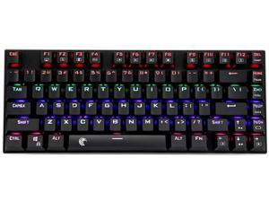E-Yooso Z-88 Wired Mechanical Gaming Keyboard, Rainbow LED Backlit, 60% Compact Design, 81Keys Anti-Ghosting with Tactile&Lightly Clicky Brown Switches for PC/Laptop (Black) E-Yooso Z-88 Wired Mechanical Gaming Keyboard, Rainbow LED Backlit, 60% Compact Design, 81Keys Anti-Ghosting with Tactile&Lightly Clicky Brown Switches for PC/Laptop (Black)
