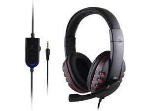 Gaming Headset, HI-FI Audio Quality Wired Crystal Clarity Sound Professional Headphones with Microphone for Mac Laptops Tablet Phone, 3.5 MM Gaming Headset, HI-FI Audio Quality Wired Crystal Clarity Sound Professional Headphones with Microphone for Mac Laptops Tablet Phone, 3.5 MM