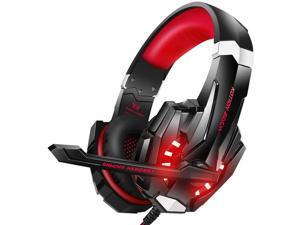 G9000 Stereo Gaming Headset for PS4 PC Xbox One PS5 Controller, Noise Cancelling Over Ear Headphones with Mic, LED Light, Bass Surround, Soft Memory Earmuffs for Laptop Mac Nintendo NES Games G9000 Stereo Gaming Headset for PS4 PC Xbox One PS5 Controller, Noise Cancelling Over Ear Headphones with Mic, LED Light, Bass Surround, Soft Memory Earmuffs for Laptop Mac Nintendo NES Games