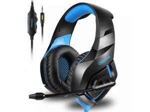 K1B Wired Gaming PC Headphone Noise Cancelling Mic Headset for PS4