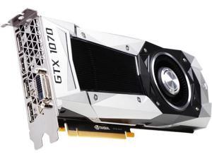 PNY GeForce GTX 1070 Founders Edition 8GB GDDR5 PCI Express 3.0 Graphics Card VCGGTX10708PB-CG PNY GeForce GTX 1070 Founders Edition 8GB GDDR5 PCI Express 3.0 Graphics Card VCGGTX10708PB-CG