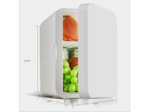 Mini Refrigerator Portable Small Refrigerator Mini Refrigerator Hot and Cold Box White 4L Suitable for car office, cruise camping